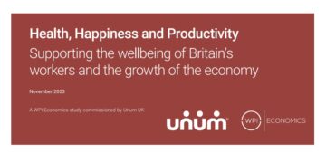 UK plc investment in employee wellbeing could recoup billions – Unum