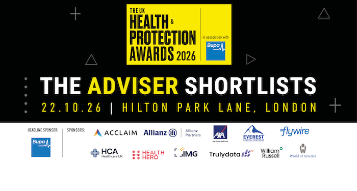 UK Health & Protection Awards 2026 adviser shortlists unveiled