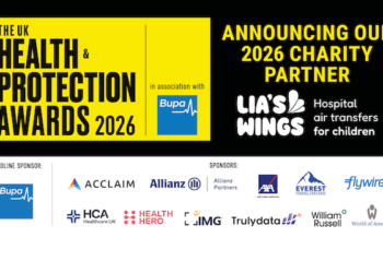 ***DO NOT PUBLISH*** Lia’s Wings becomes charity partner of UK Health & Protection Awards 2026